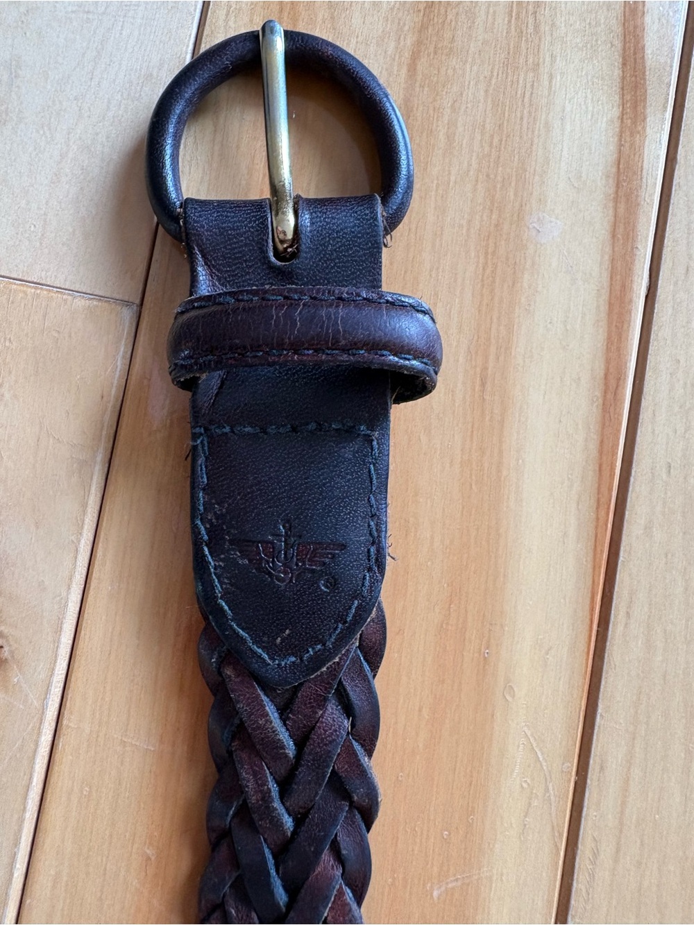 Dockers Braided Full Grain Cowhide Belt Sixe 44/100